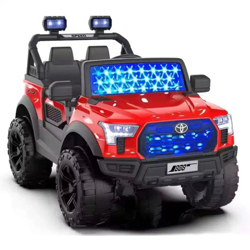 ماشین شارژی شاسی بلند لاستیک اسفنجی متالیک ۵موتوره RGB