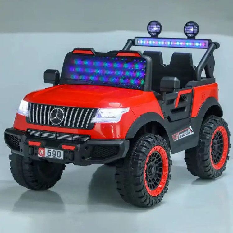 ماشین شارژی بنز شاسی بلند پنج موتوره RGB متالیک