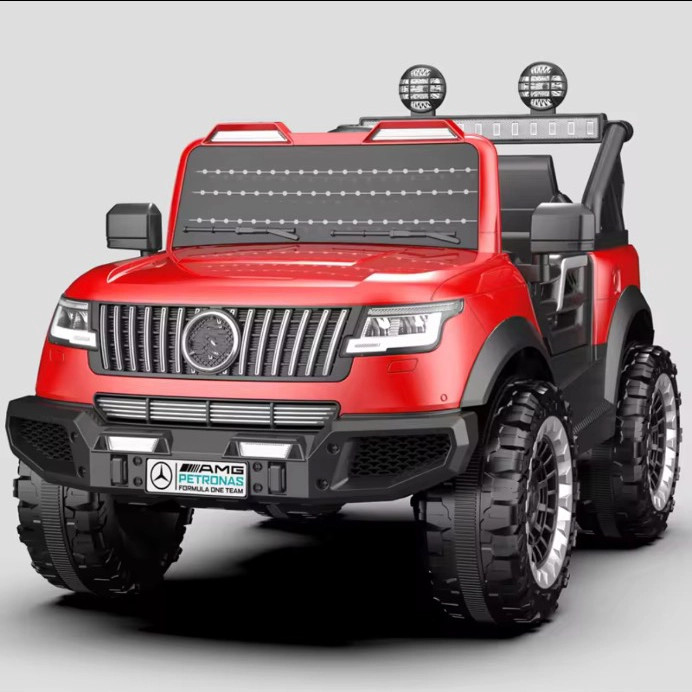 ماشین شارژی بنز شاسی بلند پنج موتوره RGB متالیک