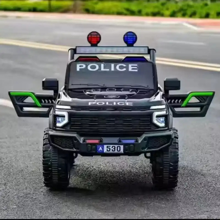 ماشین شارژی آفرود شورلت پلیسی پنج موتوره RGB