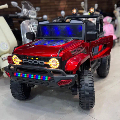 ماشین شارژی جیپ FOOD پنج موتوره RGB
