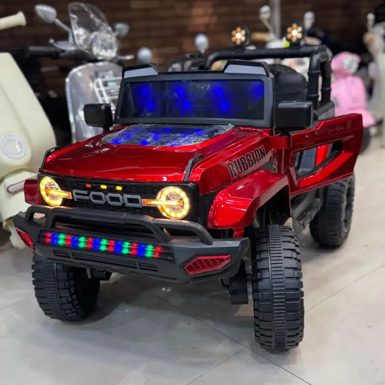 ماشین شارژی جیپ FOOD پنج موتوره RGB