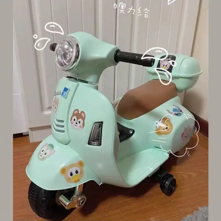 موتورشارژی طرح وسپا دو موتوره با چرخ کمکی کنترل دار