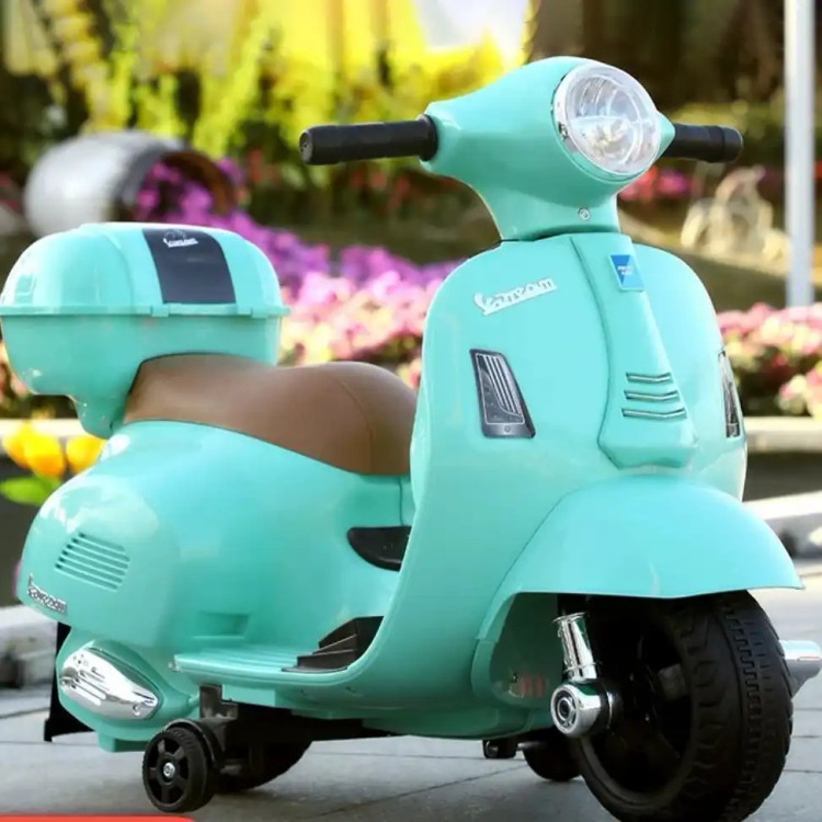 موتورشارژی طرح وسپا دو موتوره با چرخ کمکی کنترل دار