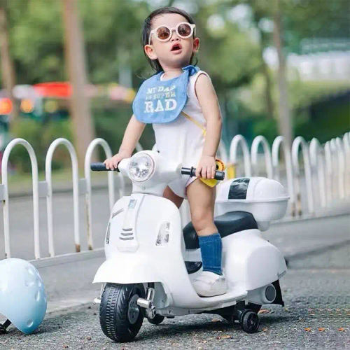 موتورشارژی طرح وسپا دو موتوره با چرخ کمکی کنترل دار