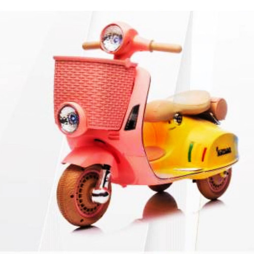 موتورشارژی طرح وسپا سبد دار ریموت دار دو رنگ مات