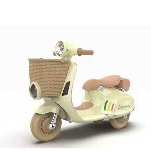 موتورشارژی طرح وسپا سبد دار ریموت دار سه چرخ