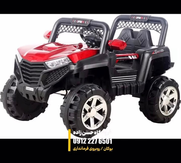 ماشین شارژی آفرود شاسی بلند پنج موتوره
