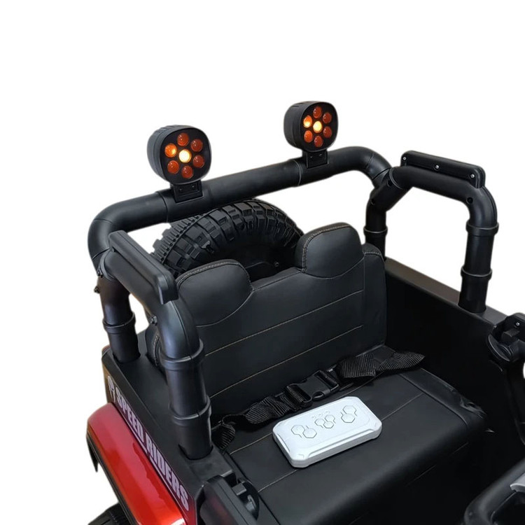 ماشین شارژی جیپ رانگلر پنج موتوره RGB متالیک