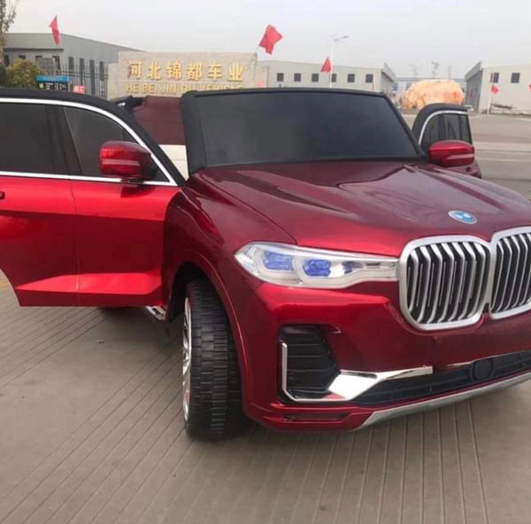 ماشین شارژی BMW سایز بزرگ لاستیک اسفنجی شاسی بلند 6موتوره قدرتمند