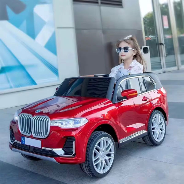 ماشین شارژی BMW سایز بزرگ لاستیک اسفنجی شاسی بلند 6موتوره قدرتمند