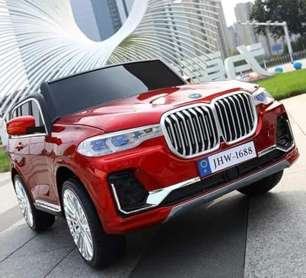 ماشین شارژی BMW سایز بزرگ لاستیک اسفنجی شاسی بلند 6موتوره قدرتمند