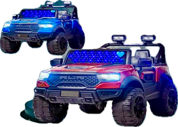 ماشین شارژی آفرود RUN لاستیک اسفنجی ۵موتوره RGB